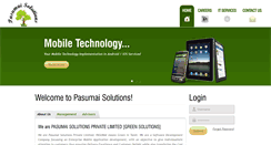 Desktop Screenshot of pasumai-solutions.com