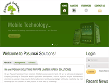 Tablet Screenshot of pasumai-solutions.com